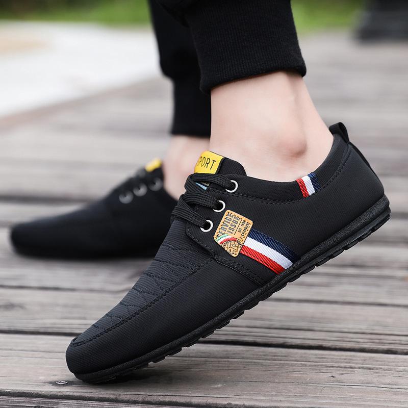 Große Größe Doudou Schuhe atmungsaktive Canvas Schuhe neue niedrige lässige Schuhe