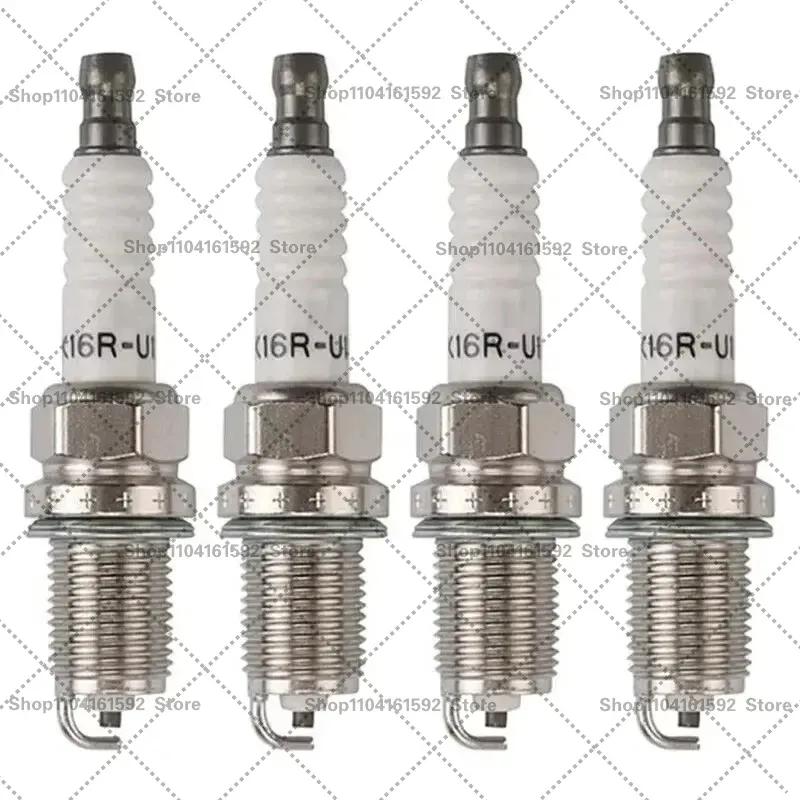 4/6PCS 90919-01176 K16RU Normal Spark Plug For Toyota 4Runner Hilux Platz Yaris Land Cruiser Prado Nissan Primera 9091901176