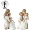 Quietly Willow Tree Figurine Mother Holding Baby Ornaments Home Desk 13cm Gift
