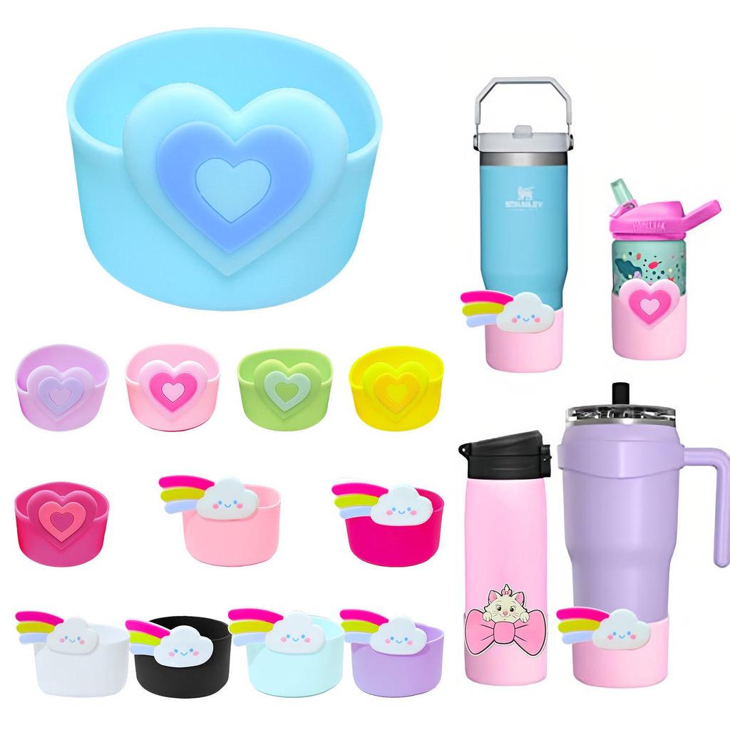 Silicone Non-Slip Heat Insulation Cup Sleeve for Outdoor Sports
