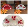 Acetate Acetic Acid Hair Claw Korean Style Geometry Hair Crab Clip Cherry Shark Clip  Headwear