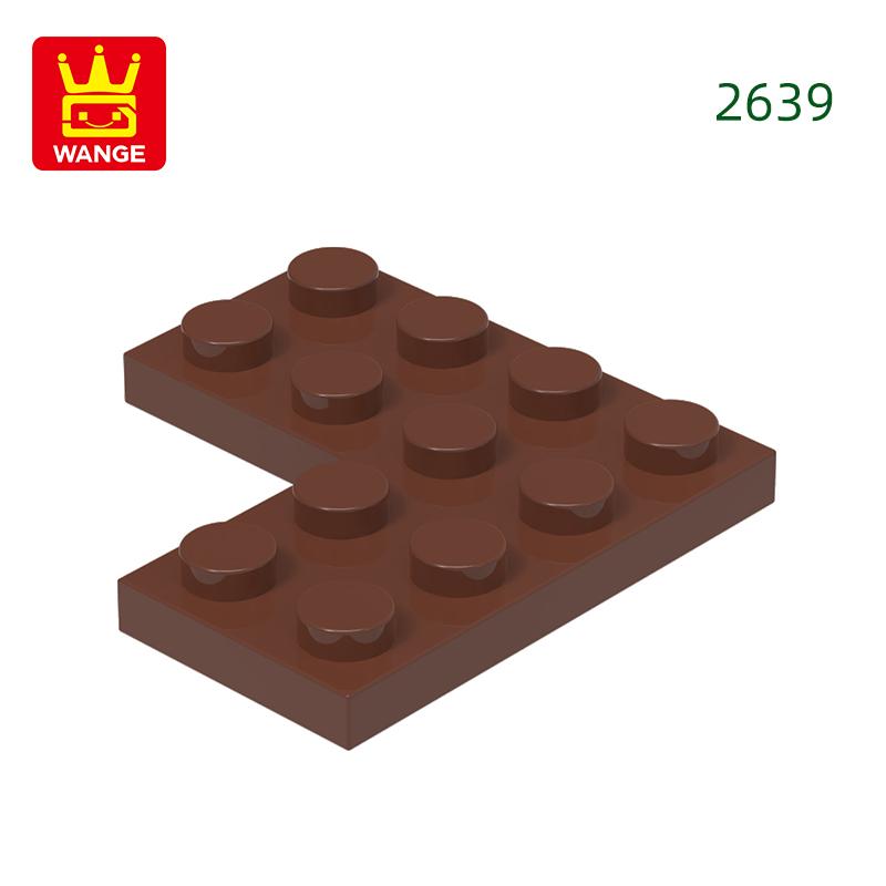 60 Stück/Los 2639 Dünne L-förmige Platte 2x4x4 - 4x4 Eckige Bausteine Moc-Anbauteile Kompatibel featuring Brick DO-IT-YOURSELF City Parts about 60pcs brown