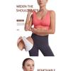 Women Plus Size Breathable Mesh Hollow Out Sports Bra For Yoga Running
