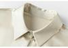 Women's Mulberry Silk White Satin Shirt - Long-Sleeved, Loose Fit, Elegant Commute Top