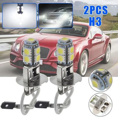2X H3 LED 12V Samochodowe światło przeciwmgielne DRL Lampa samochodowa Latarka Latarki Żarówki zamienne do DRL Lampa przeciwmgielna Lampa samochodowa
