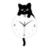 Clock Hanging Easy To Read Dial Fashion Silent Practical Home Decor with Swing Tail for