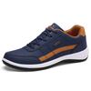 Fashion Leather Men Shoes Sneakers Trend Casual Shoe Italian Breathable Leisure Male Sneakers Non-slip Footwear Men Vulcanized Shoes