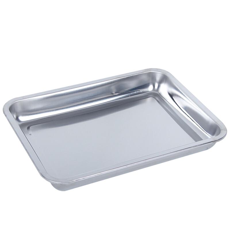 Haistik HKW-97 Stainless Steel Square Storage Tray 40x30x4.8cm Deep