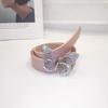 Inlaid Rhinestone Gorgeous Metal Butterfly Buckle Waist Belt For A Vintage Look Inspired