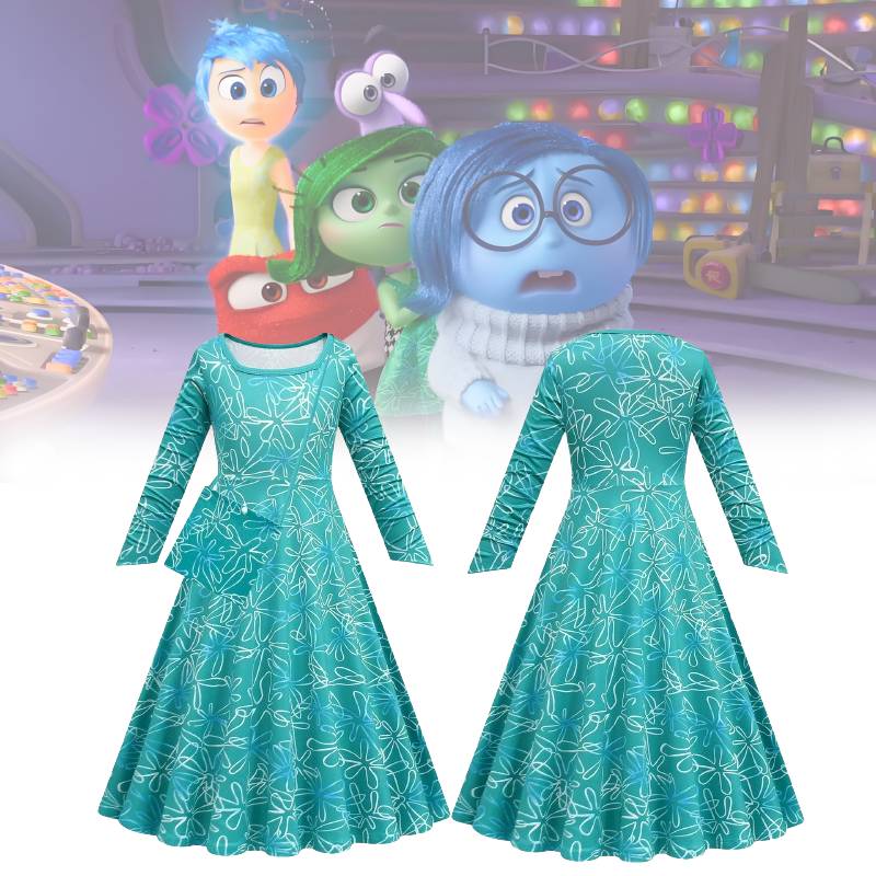 Inside Out Halloween Stage Costume Performance Costume Fashion Style Simple