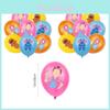 Set de Decoraciones para Fiesta de Cumpleaños de la Sra. Rachel con Globos y Banderines para Celebración Infantil