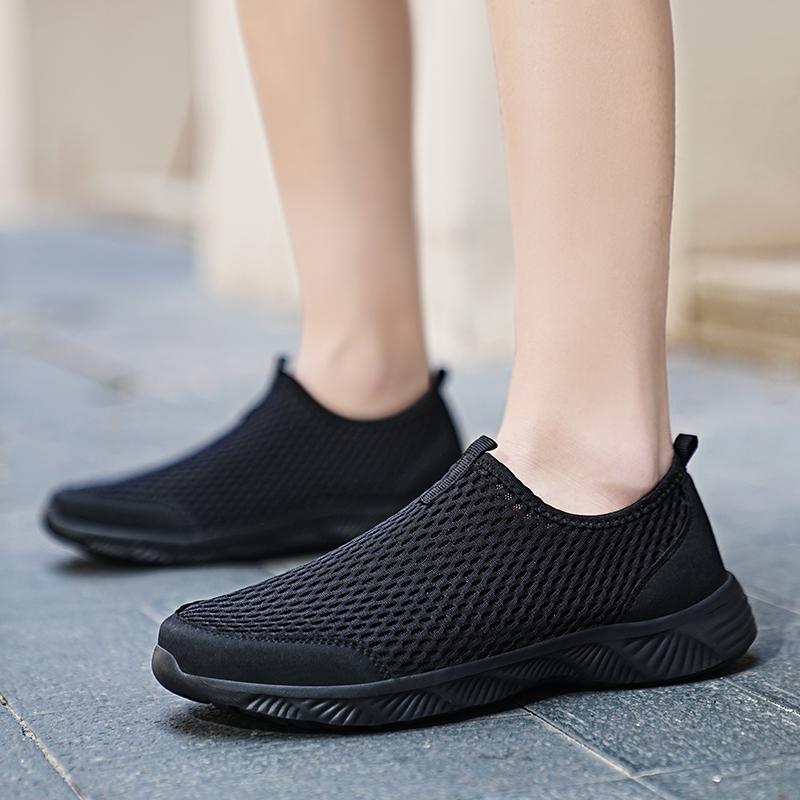 Men's Spring and Summer Soft Sole Walking Casual Breathable Sports Shoes for the Elderly Walking Fitness Training Men's Shoes