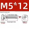 304 Stainless Steel Phillips Pan Head Combo Screw with Flat and Spring Washers