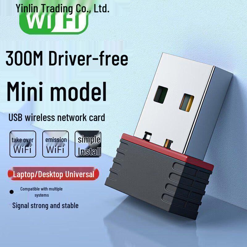 USB Wireless Network Card: Gigabit WiFi Receiver/Transmitter for Desktop & Laptop.
