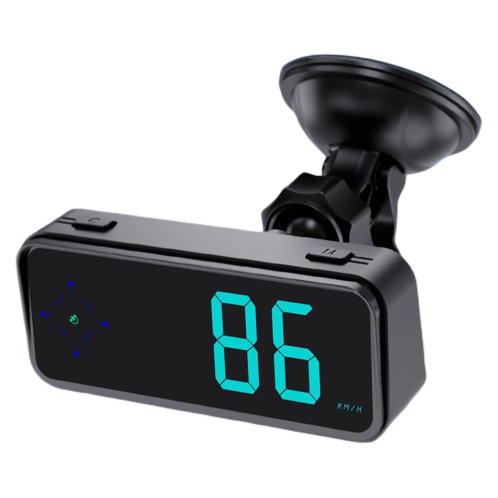 HUD GPS GPS Digital Speedometer with Compass Car Head-up Display Windshield Big Font Projector Display Universal Digital Car HUD