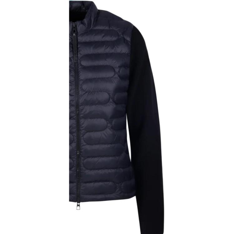 Moncler Gänsedaunen Strick Langarm Reißverschluss Jacke Unisex Jacken Schwarz 9B00028M1367999