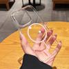 Ultradünnes Transparentes PC für IPhone17ProMax Feiner Kreis Magnetische Handyhülle für Apple 16 Premium Schutzhülle