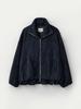 Umarmung Italian Goat Suede Blouson_Deep Sea