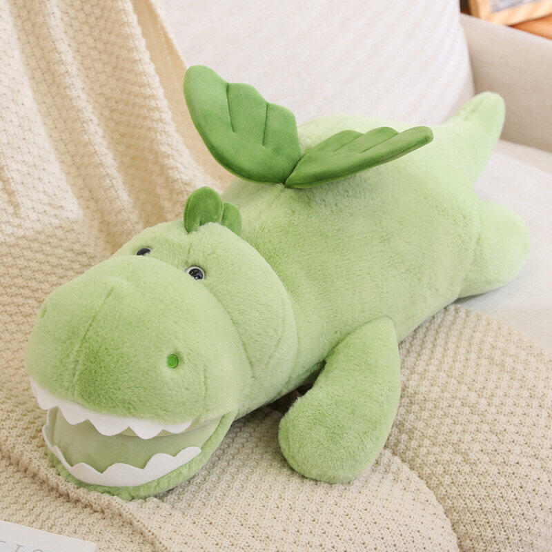 Happy Dinosaur Sitting And Lying Down Plush Doll Doll Doll Skin-Friendly, Cute, Soothing And Accompanying Doll Small Gift Wholesale