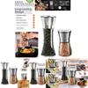 Salt Shaker Pepper Mill Set 6.3*19cm(2.5*7.5in)/6.3*132.cm(2.5*5.1in)