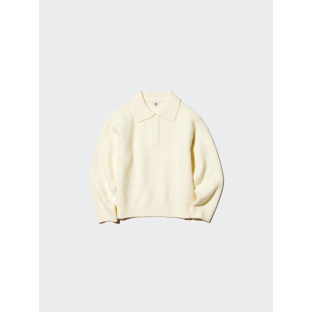 Uniqlo Girls Supleyan Polo Sweater