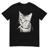 Smoking Cat Cigarette Kitten Funny Meme Stupid Brainrot Tshirt