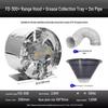 Jundingying FD-300 Household Drill-Free Exhaust Fan