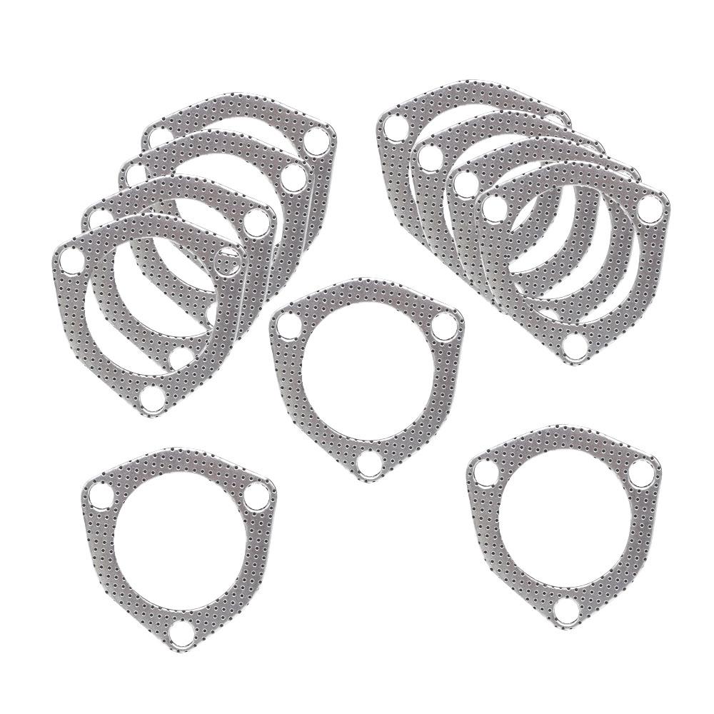 10pcs/lot 2.5inch exhaust flange gasket Pipe Gasket To Muffler Gasket Exhaust Gasket 63mm
