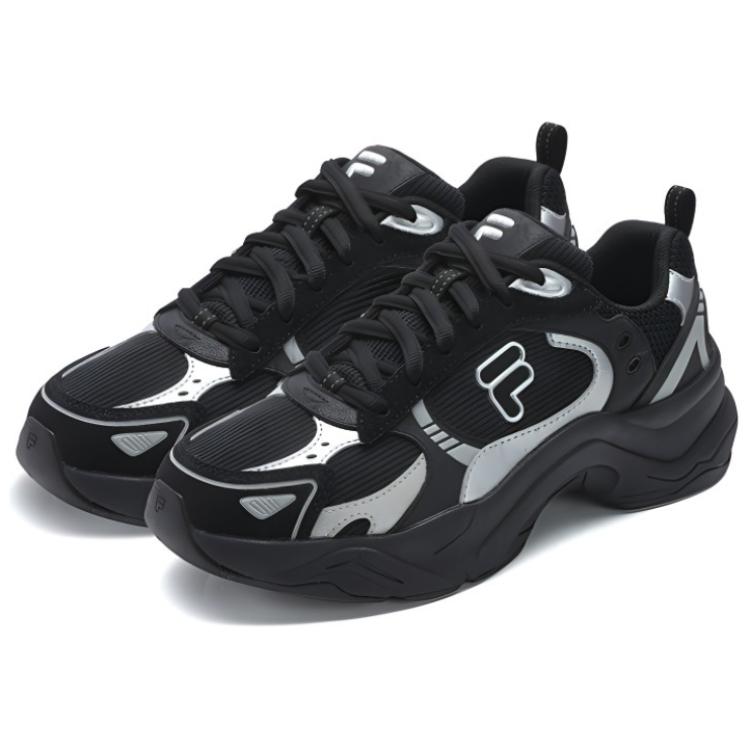 FILA Fusion Unique Comfortable Versatile Lightweight Low-Top Casual Shoes Women sneakers Black T12W411615FWN