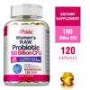 Women's RAW Probiotic Capsules - 100 Billion CFU Contains Prebiotics and Digestive Enzymes To Promote Digestion and Absorption and Promote Digestion