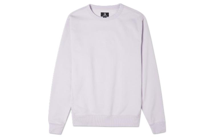 Converse Sweatshirts Men s Light Purple Crew Neck Thickened Regular 10021636-A04 M