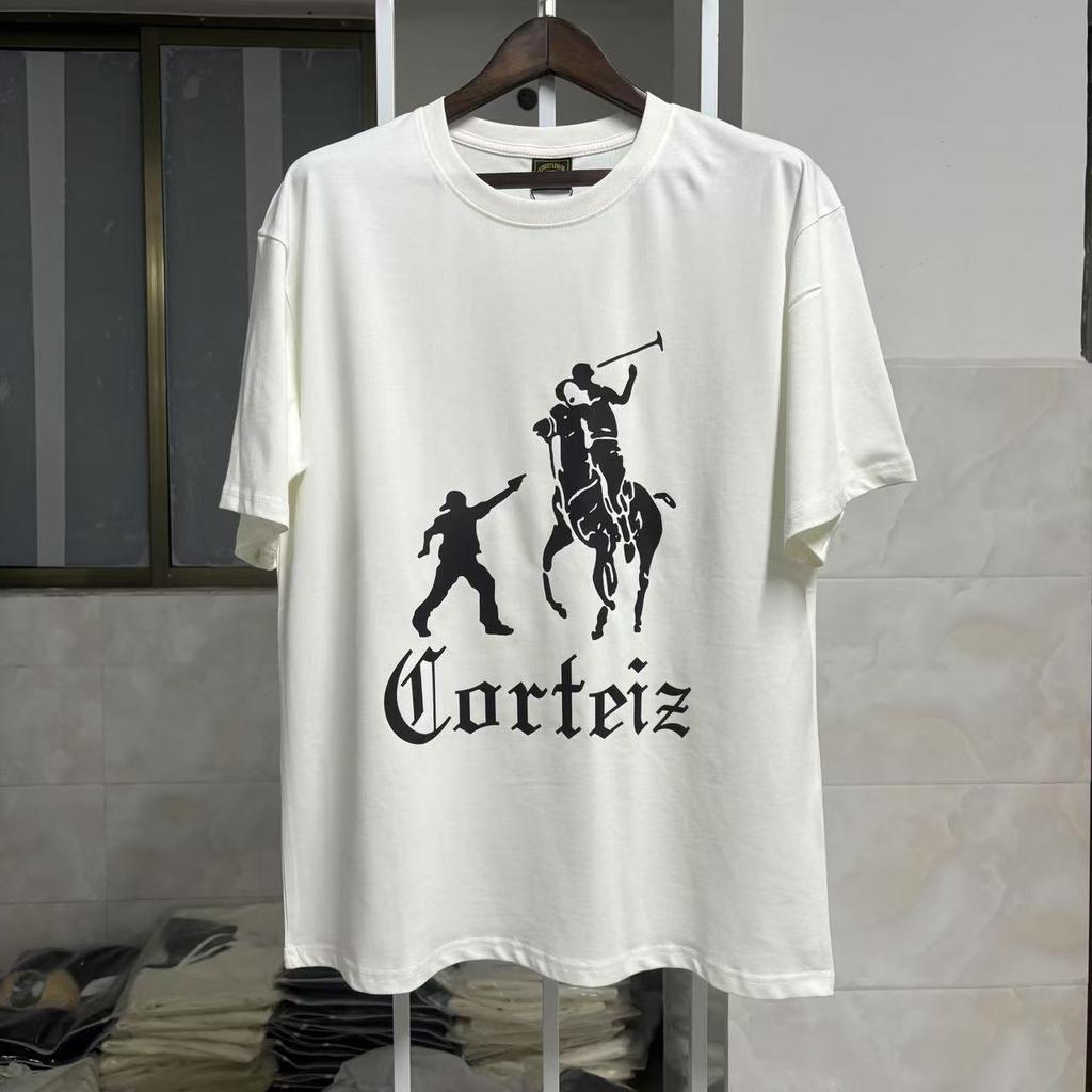 Cross-border New Corteiz Short-sleeved T-shirt Letter Printing Loose Casual Half-sleeve