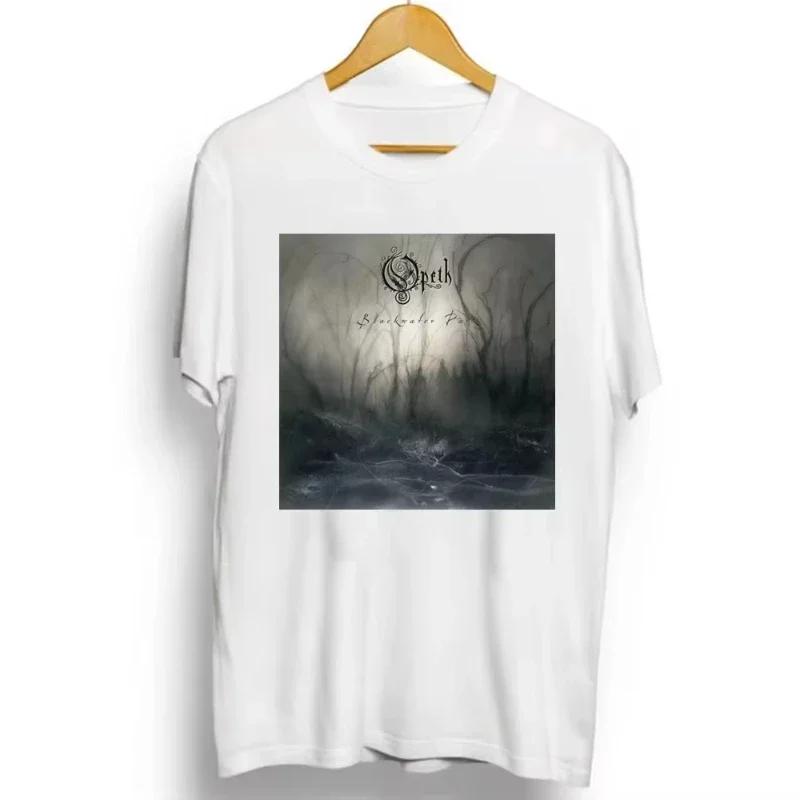 Vintage Progressive Death Metal Band Printed Tshirt for Unisex and Women Fashion Opeth Band ShortSleeved Tees Cotton Streetwear