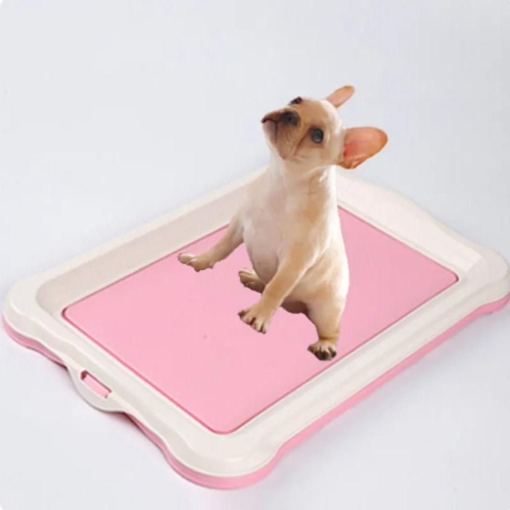 Plastic Puppy Pad Holder Removable Dog Potty Tray Practical Dog Training Toilet Cats