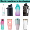 Replacements Straws Silicone Material Suitable for Adventure Travel Tumblers HX6C