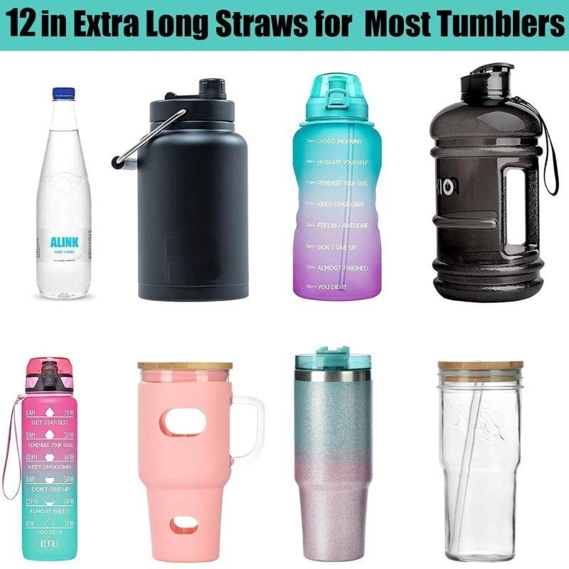 Replacements Straws Silicone Material Suitable for Adventure Travel Tumblers HX6C