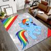 1pc My Little Pony1 Design Printed Area Rug Carpet for Bedroom Living Room Home Decor Rugs Mat Non Slip Mat Rug for Bedside