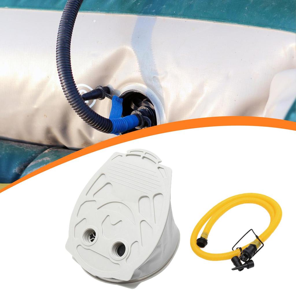 Foot Pump Air Mattress Easy Inflate Deflate Inflator Kayak Air Pump High Volume