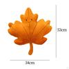 3D Leaf Plush Pillow Back Cushion Creative Housewarming Gift Cute Decorative Throw Stuffed