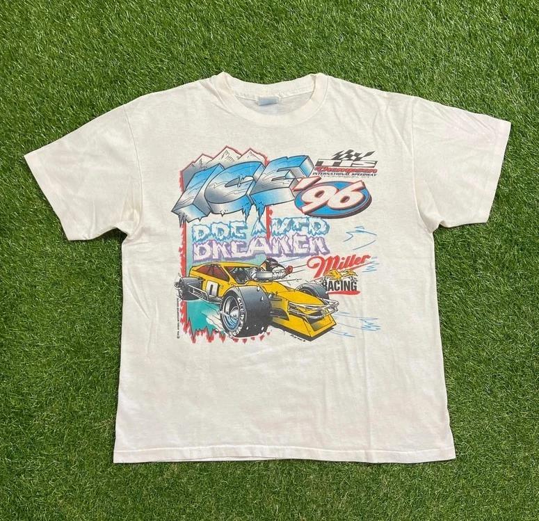 Vintage International Speedway T Shirt Tee Miller Racing Daytona 3XL