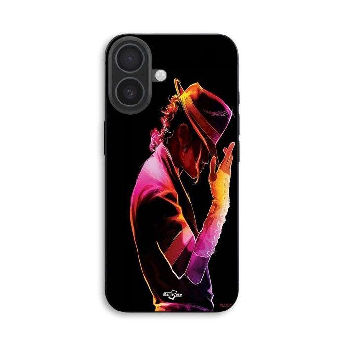Hülle Für iPhone 18 Michael Jackson bunt Maniacase schwarz