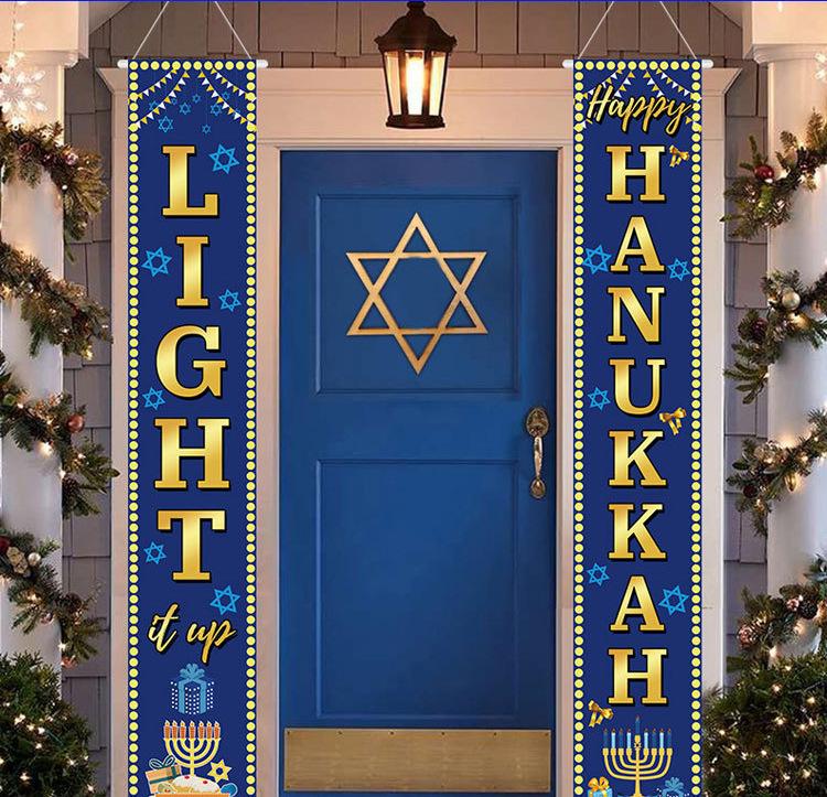 New Year Festival Decorative Door Banner: 31x180cm Hanging Flag for Outdoor Use