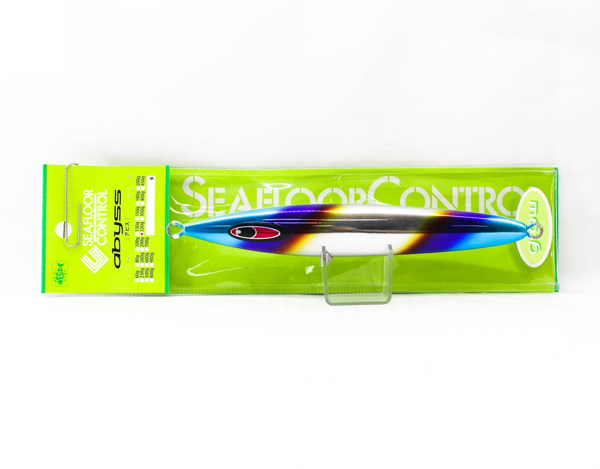 Seafloor Control Metal Jig Abyss 320 grams Titan Red Pearl Dot Glow (6068)