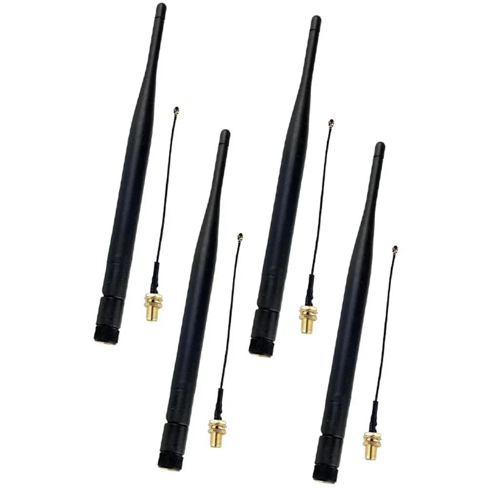 915MHz For LoRa Antenna 5dBi For SMA Male 195mm + To For SMA Female Cable For Heltec For LoRa 32 V3, -AB02 For LoRa GPS