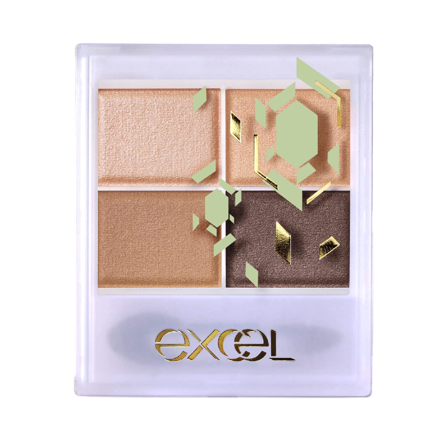 excel Skinny Rich Shadow SR01 Палитра теней для век  23 Limited Edition (Бежево-коричневый)