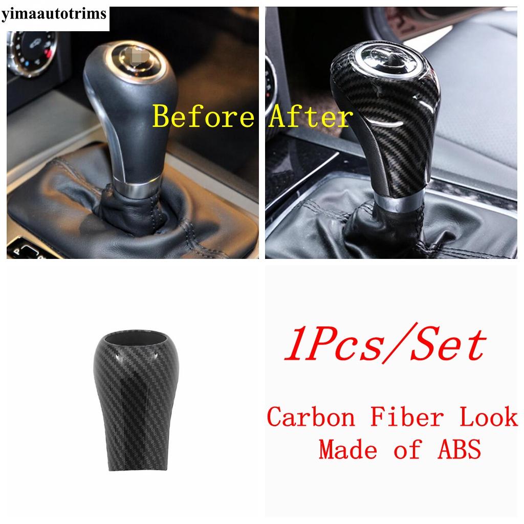 

Steering Wheel Frame / Gear Shift Knob Head Handle Cover Trim For Mercedes Benz A C E G GLS GLK Class W204 Accessories Interior Model B
