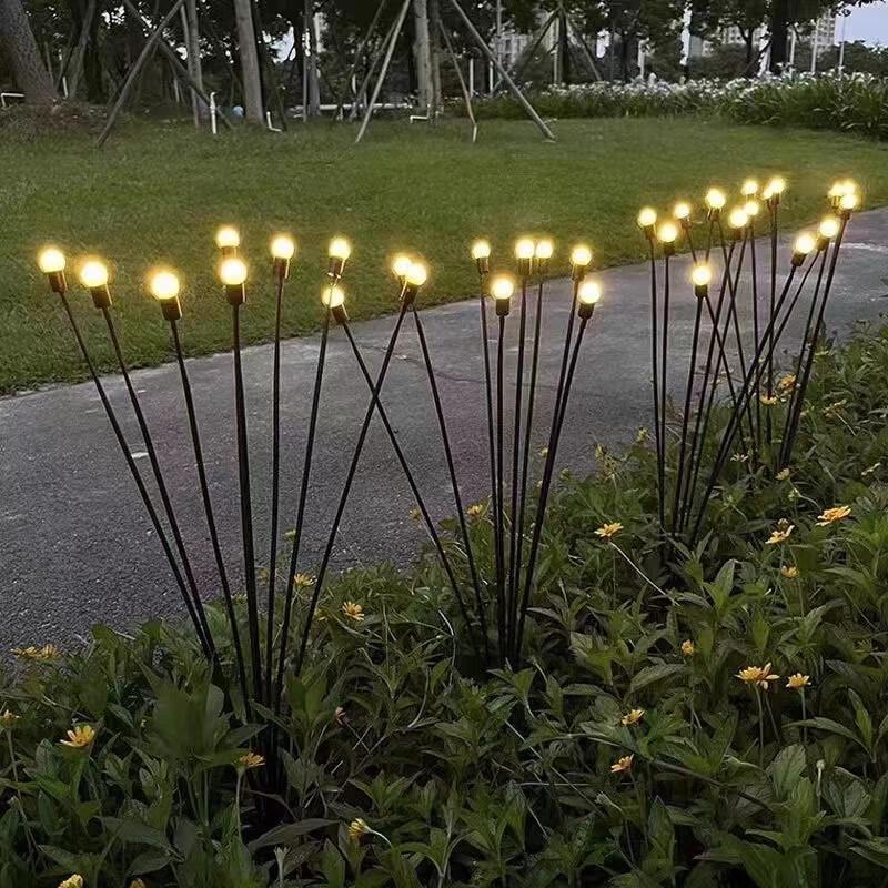 Outdoor Solar LED Firefly Garden Lights (2-Pack)