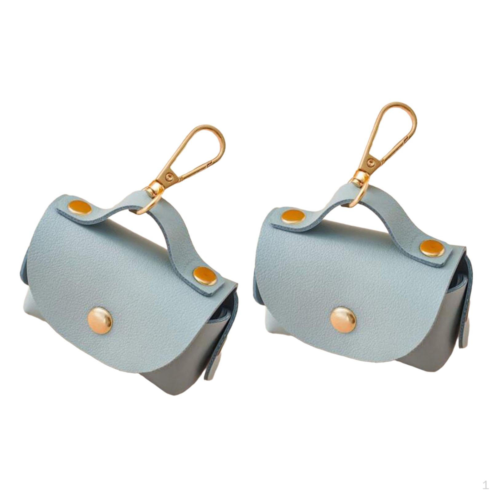 

Диспенсер для мешков для домашних животных, держатель для собак с зажимом для мусора, многоразовый, многоцелевой синий