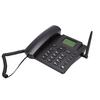 Kabelloses GSM-Tischtelefon Quadband Dual-SIM-Karte 2G Festnetz-Schnurlostelefon mit Antenne Radio Wecker für Anrufe zu Hause