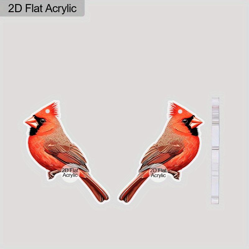 2D Flat Acrylic Cute Christmas Red Robe Hanging Earrings, Suitable As A Holiday Gift for Women, Holiday Party Decorative Jewelry.